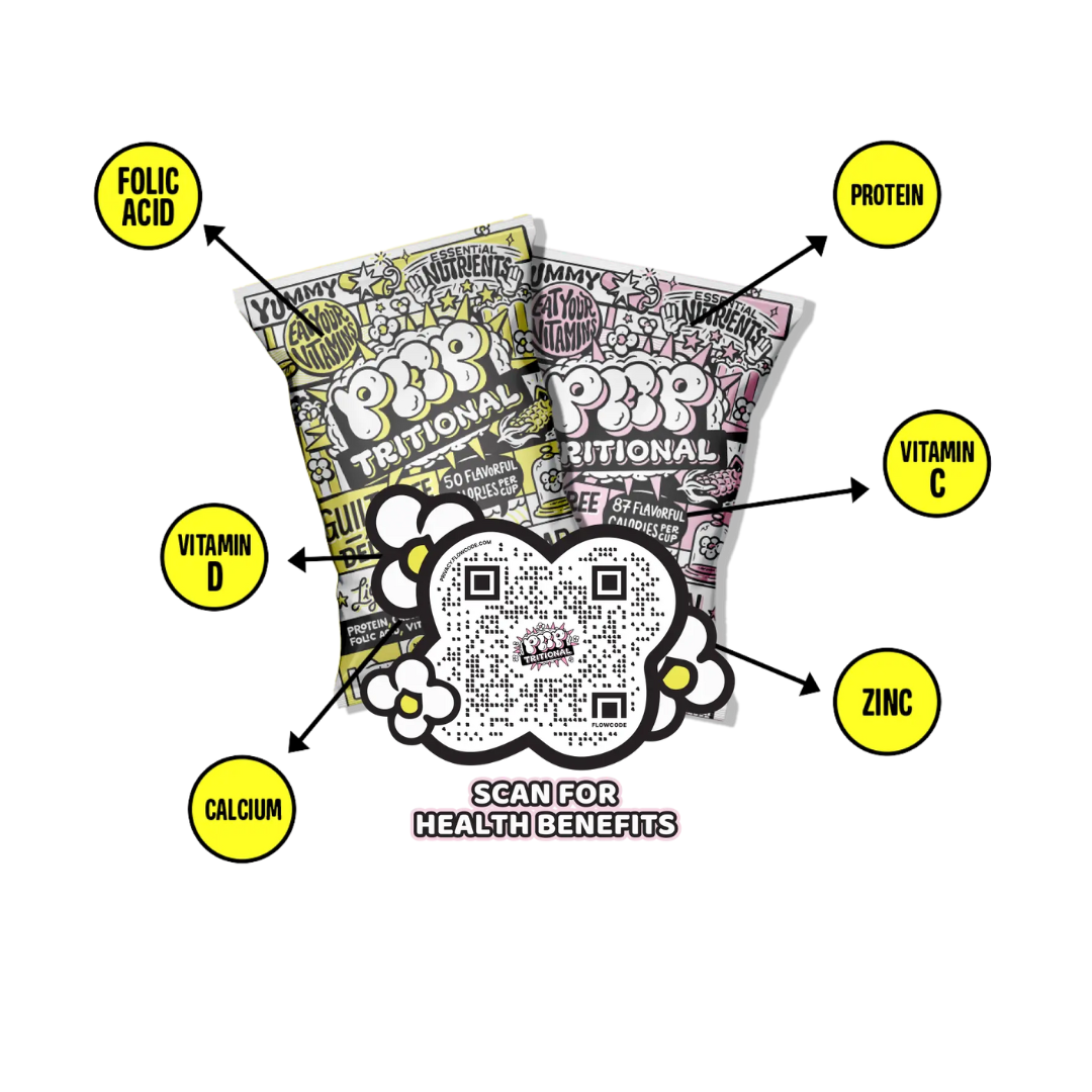 Packaging Custom QR Code Example - Product themed custom design